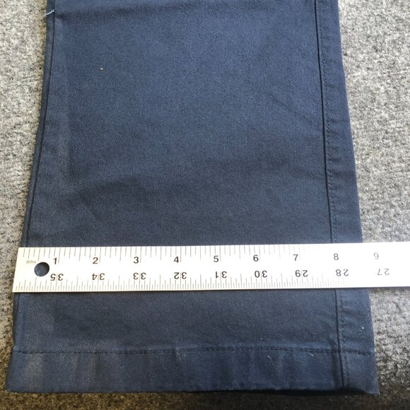 Roundtree Yorke Chino Pants Mens 40x36 Navy Blue Straight Fit Stretch Tallman - Picture 11 of 14